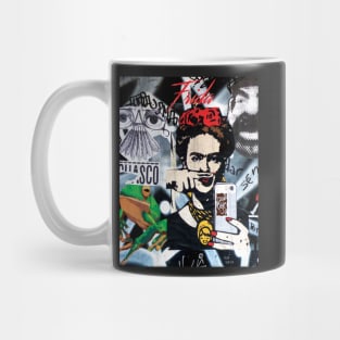 Frida Mexican Pop Art for Mexican Folklore lovers & Feminists Mug